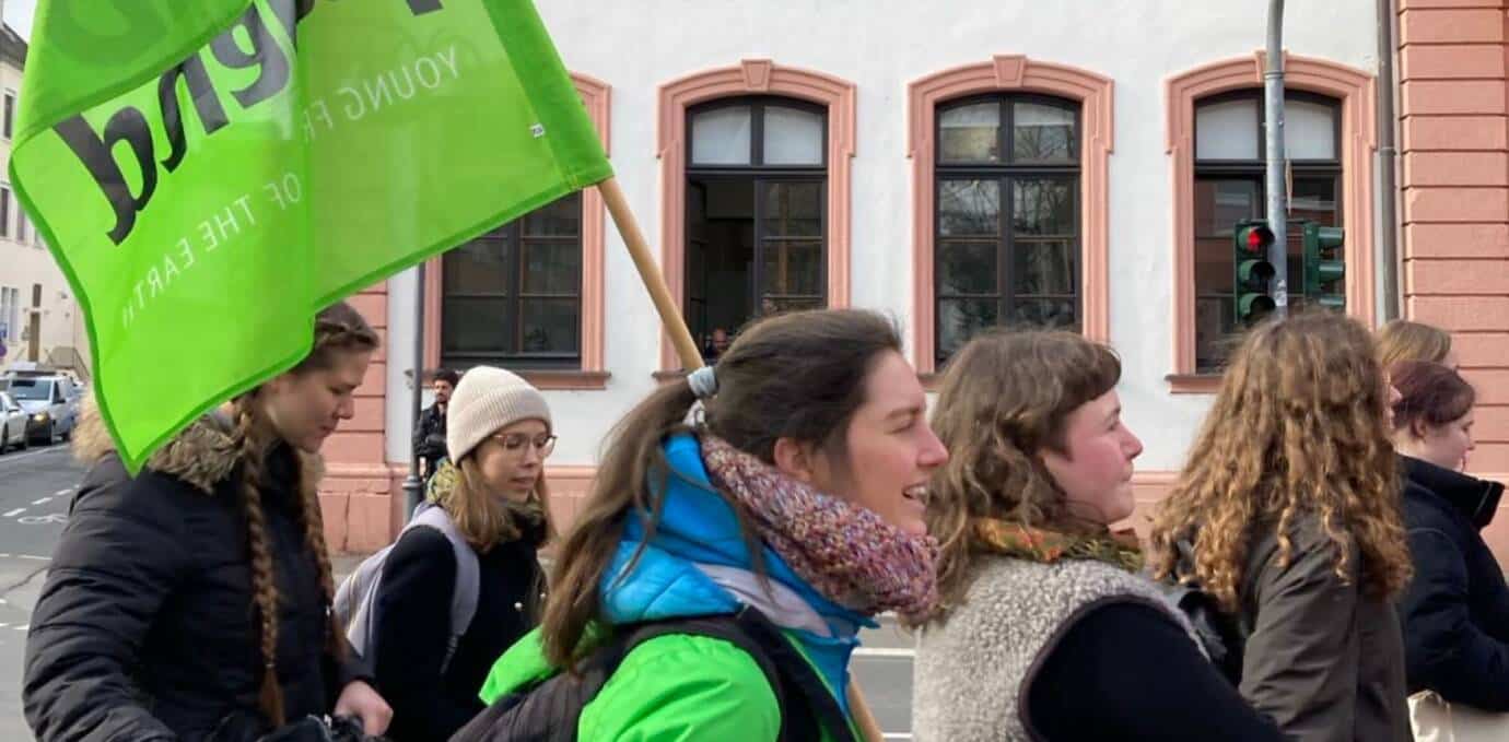 BUNDjugedn Rheinland-Pfalz bei Klimastreik