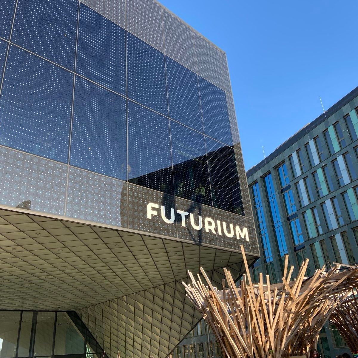 Moderne Architektur am Futurium in Berlin