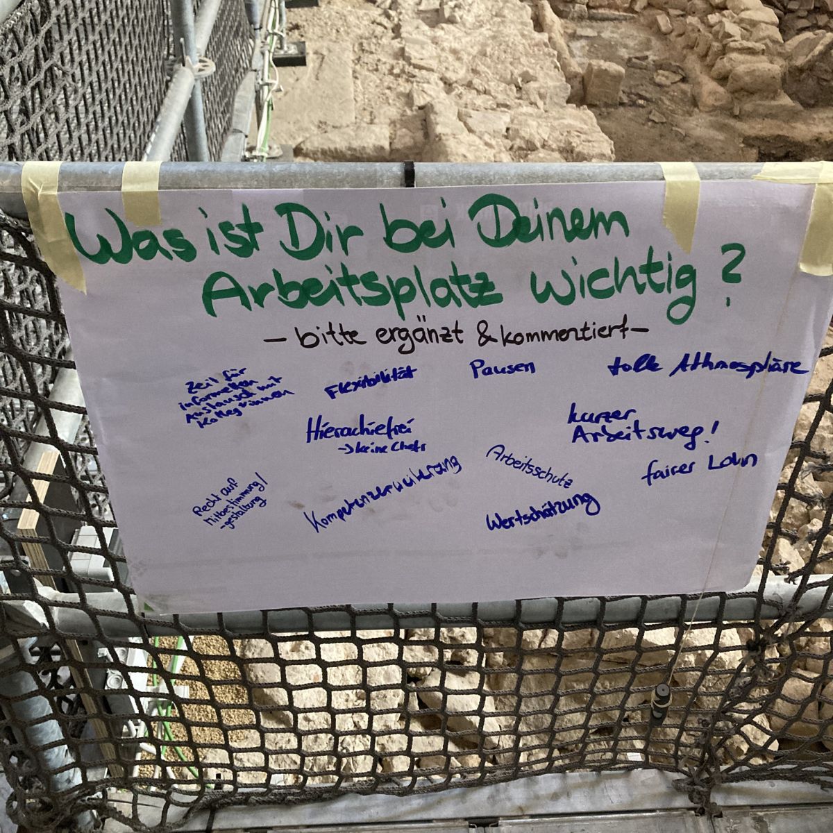 Umfrage: Was ist dir bei deinem Arbeitsplatz wichtig?